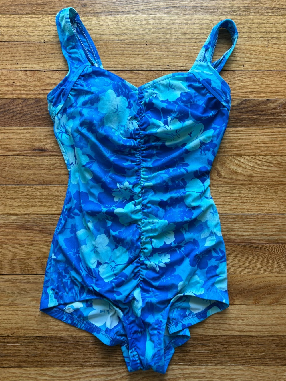 Maxine One Piece Blue Bathing Suit Size 12